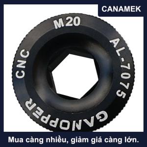 【CANAMEK】 M15 M18 M19 M20 Hợp Kim Nhôm MTB Xe Đạp Crank Vít Cap Đường Xe Đạp Crankset Bìa Mũ Bolt