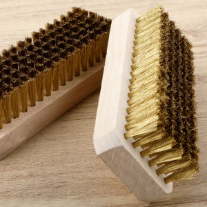 Bàn chải vệ sinh đánh rỉ sétcọ chà rửa lốc máy cạnh bo tròn bầu dục