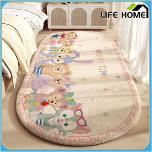 Thick Imitation Cashmere Bedroom Bedside Blanket Cartoon Soft Skin Friendly Long Carpet Living Room Sofa Coffee Table Mat
