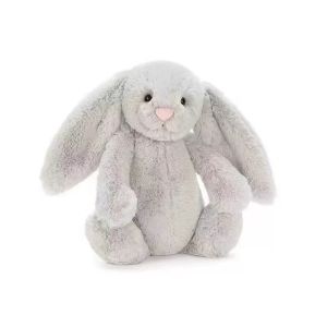 Original  Tiểu Phi Long Jellycat Thú nhồi bông thỏ Bonnie màu trắng sữa đầy đủ ba tem nhãn quà tặng búp bê Valentine.