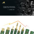 GOLLEY LION Dual 1/4 "6.35มม. TS ถึง Dual TS สายออดิโอ | หนัก | ศูนย์รบกวน | แท่นขุดเจาะ/เครื่องขยายเสียง. 