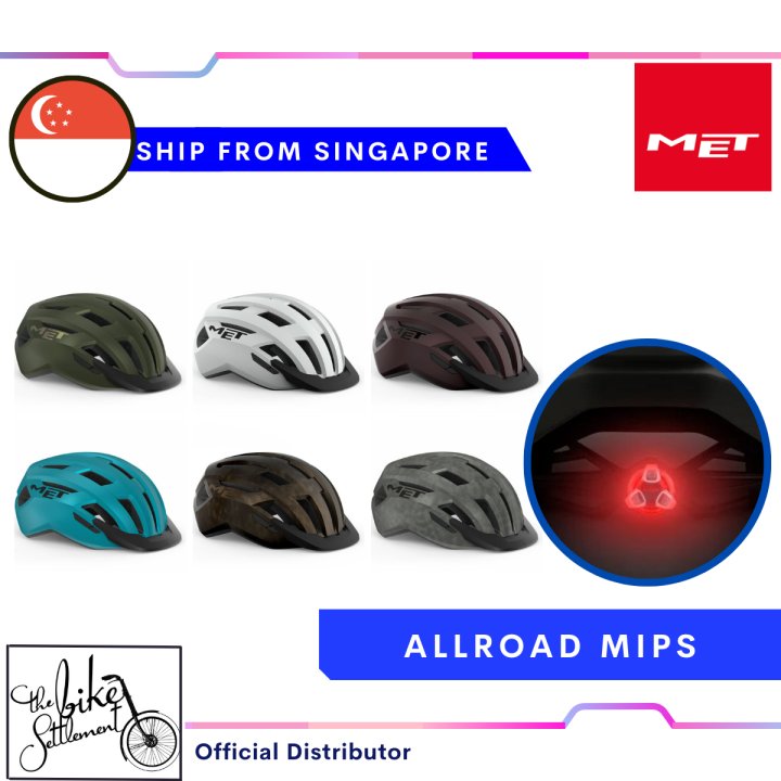 MET Allroad MIPS All-purpose Cycling Helmet with LED light for