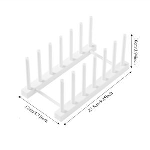 MODERNLUX Đa chức năng Giá để bát đĩa Thép không gỉ Dụng cụ sắp xếp bát đĩa Kệ để cốc sấy Tiết kiệm không gian Giá để đồ nhà bếp Nhà bếp