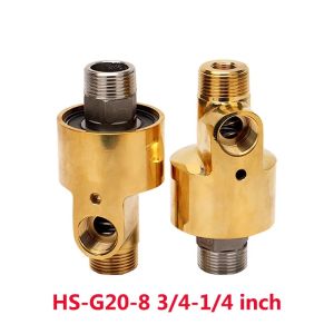 Hanson8 DN20 To DN8 3/4-1/4 Inch 2 Way Rotating Joint Two Direction Rotary Joint Water Air Oil Union Swivel Coupling Rotation Fitting Y5R7K