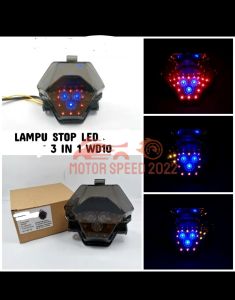 lampu stop stoplamp bisa motor  mxking R25 R3 MT-25 MT-07 lengkap sama sein kuning