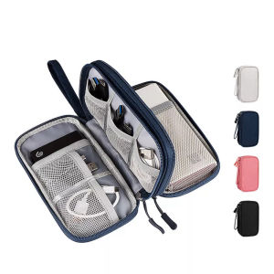 Túi phụ kiện công nghệ đựng pin sạc dự phòng điện thoại cáp sạc usb tai nghe có quai cầm túi đựng phụ kiện điện thoại túi đựng phụ kiện máy tính - chính hãng miDoctor