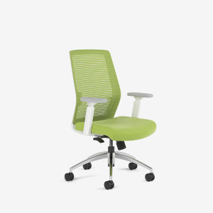 Matic Degree Velo White Ergonomic Medium-Back Office Chair / Mesh Chair / Home Office Chair / Kerusi Pejabat