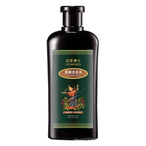 💕White Hair Turns Black💕Oil Control Fluffy Anti-Hair Loss Hair Growth Blackening Shampoo Polygonum Multiflorum Shampoo Removes White Hair Turns Hair Roots Black Pure Plant Black Hair控油蓬松洗发水