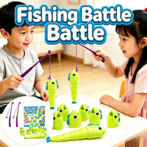 Magnetic Fishing Toy Board Game Fast Action Multiplayer Family Play Kids Gift Portable Travel