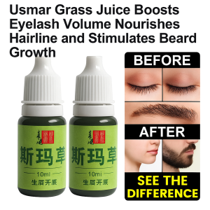 [Eyebrows growth ] Xinjiang pure Usma grass raw eyebrow grass pulp juice hair growth liquidPostpartum hair loss receding hairline stress staying up late and experiencing hair loss