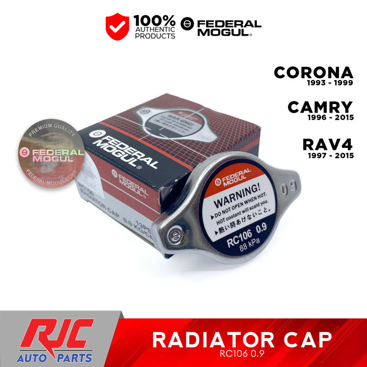 Toyota Rav4 Radiator Cap Federal Mogul Radiator Cap for Toyota Camry / Corona / RAV4 RC106 0.9 ...