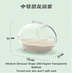 Hamster Bathroom / Sand Box Toilet made of transparent Acrylic and Wood Top Container