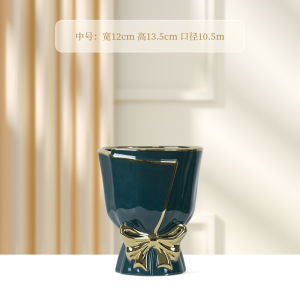 Large Nordic minimalist luxury flowerpot creative and unique flower bouquet ceramic greenery planter pot
