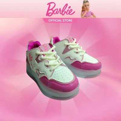 Barbie Callylea Children Athletic Roller Skate Shoes Roller Shoes for Girls Kids White Athletic Shoes with Retractable Wheels
