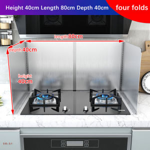 OYE Foldable Stainless Steel Oil Splatter Screen Cover Big Oil Splash Shield Cover Oil Splatters Shield Kitchen Cover for Cooking Aluminum Kitchen Cover Stove Oil Splash Cover Kitchen Wares and Utensils Kitchen Ware Household Items Stove Cover Shield