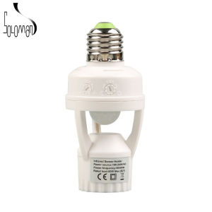 SoLoMan SaiDeng E27 Smart LED Bulb Holder with PIR Motion Sensor Switch for Energy Saving Lighting