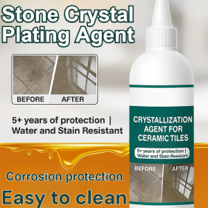 Stone Crystal Plating Agent Stone Brightening Stain Remover Cleaner Marble Tile Polisher Stone Refurbishment Scratch Repair Agent