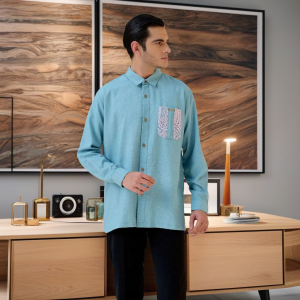 BAJU ATASAN LENGAN PANJANG PRIA NIBRAS PREMIUM  HAITWO ABIZAR  SKY WAY