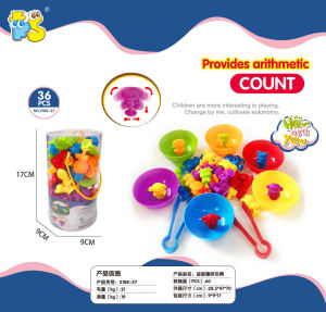 Childrens Rainbow Counting Soft Rubber Montessori early education educational toys Cognitive Classification Teaching Aids for Young Children