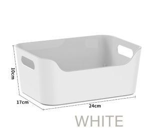 ZEEKEA Storage Bins Plastic Organizers Cabinet Storage Organizer Basket Versatile Kitchen Pantry Organization