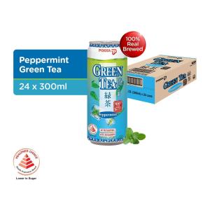 Pokka Peppermint Green Tea (24 x 300ML) - Case