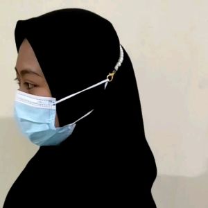Konektor Masker Hijab Korean Pearl Series: Mask Connector & Extender Strap