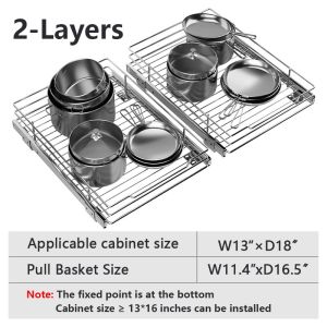 Pull Out Basket for Kitchen Cabinet Pull Out Cabinet Organizer Kitchen Racks Organizers Accessories