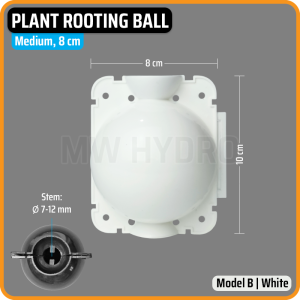 Plant Rooting Ball / Air Layering Propagation Box Size M 8 cm | Alat Bola Cangkok / Kotak Propagasi Stek Tanaman