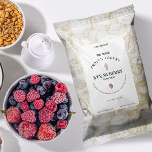TOP Series Frozen Yogurt Strawberry Powder 1kg
