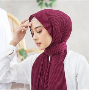 HIJAB PASHMINA PLISKET BABY DOLL / KERUDUNG PHASMINA / PASMINA / HIJAB PASMINA