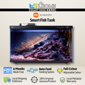 Xiaomi Mijia Smart Fish Tank Aquarium - 6 months Wash Free Colourful Lighting One-Key Drainage