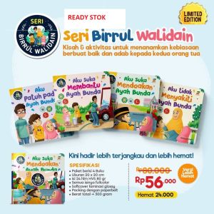 SERI BIRRUL BIRUL WALIDAIN BUKU ANAK MUSLIM ISLAMI ADAB BERBUAT BAIK KEPADA ORANG TUA