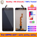 For OPPO A37  A37f, A37fw, A37m LCD Touch Screen Digitizer LCD Replacement+ tempered glass. 