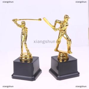[COD] xiangshun 1 Piece Competition Cricket School Rewarding Supply Small Prize Cup Childrens Trophy Awards Golf Plastic Model Craft Souvenirs
