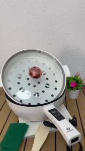 fast shipping -in stockElectric cooker wok electric Frying Pan 4L Smart Multifunctional Big Capacity Non-Stick With Steamer Cooking Pot