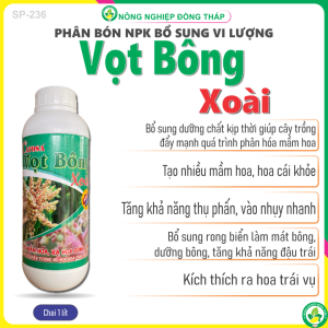 VỌT BÔNG XOÀI  - Tạo Mầm Hoa Ra Hoa Đồng Loạt (Chai 1 Lít)