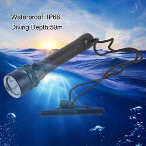 COD+2000LM 20W L2 Diving Flashlight Waterproof Flashlight Underwater 200M Depth Torch Lamp High Brightness Riding Outdoor Flashlight