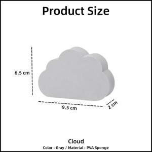 Johor Seller | Japanese PVA Absorbent Sponge Soft Splash-proof Compact Fast Drying Faucet Splash Catcher for Kitchen Bathroom Sink