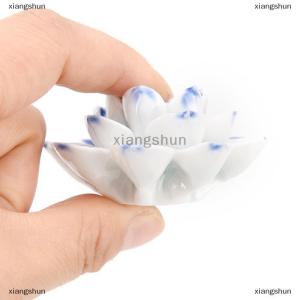 [COD] xiangshun Incense Stick Holder Lotus Catcher Plate Natural 1 3 Holes