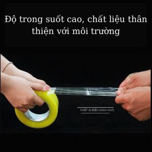 băng dính băng keo trong suốt 7cm Yard siêu dính dán thùng đóng gói