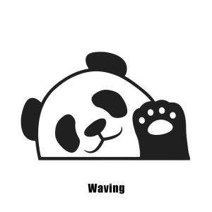 Stiker Mobil Cutting Sticker Panda Sticker Body Mobil Stiker Variasi Mobil