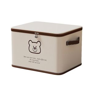 JIJES ผ้าไม่ทอ ถุงเก็บเสื้อผ้าผ้าห่ม จุได้มาก กันฝุ่นกันฝุ่น กล่องเก็บของล็อค แบบพกพาได้ กันน้ำกันน้ำได้ ที่จัดระเบียบเสื้อผ้า สำหรับบ้าน