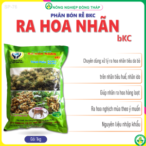 Phân Bón Rễ RA HOA NHÃN BKC (gói 1kg)
