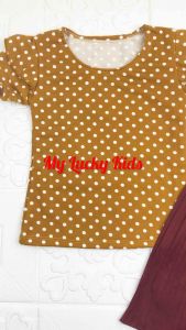 ONE SET PLISKET ANAK ESTIMASI ANAK USIA 1-2 THN SETELAN MOTIF SETELAN BABYTARY ANAK