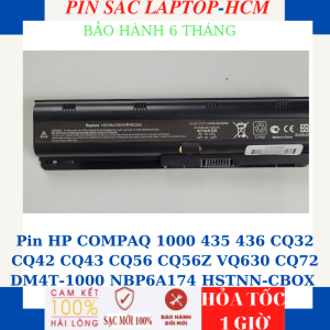 Pin laptop HP COMPAQ 1000 435 436 CQ32 CQ42 CQ43 CQ56 CQ56Z VQ630 CQ72 DM4T-1000 NBP6A174 HSTNN-CBOX HSTNN-Q60C