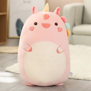 ZEEMIN Squish Pillow Plush Toy Animal Kawaii Unicorn Dinosaur Lion Soft Big Pillow Buddy Stuffed Cushion Valentines Gift For Kids Girl