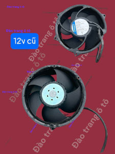 Quạt cabin xe ô tô 17cm siêu mạnh 12v 24v dùng cho ô tô xe công nông các loại quạt giải nhiệt