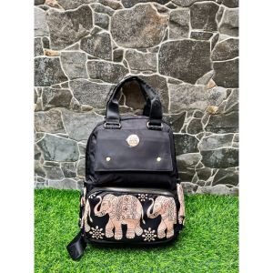 PROMO DISKON !! CHIBAO 12280 MOTIF GAJAH LOGO / TAS RANSEL / TAS LAPTOP / TAS WANITA NILON BARU & LARIS !!! DISKON