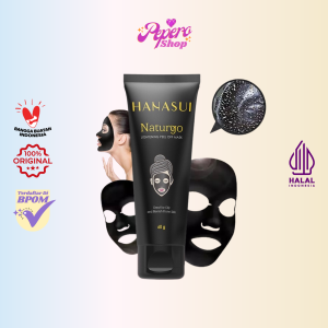 HANASUI Naturgo Lightening Peel Off Mask Tube 60g - Masker Lumpur