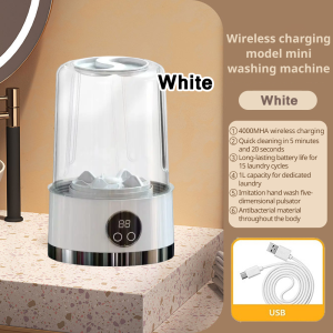 XIAOMI Portable Underwear Washing Cup Mini Washing Machine For Dormitory Wireless Charging Washing Machine迷你洗衣机